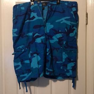 Champs Sports Gear blue camo shorts